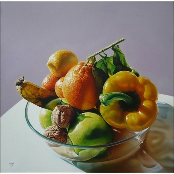 Natura morta con frutta autunnale